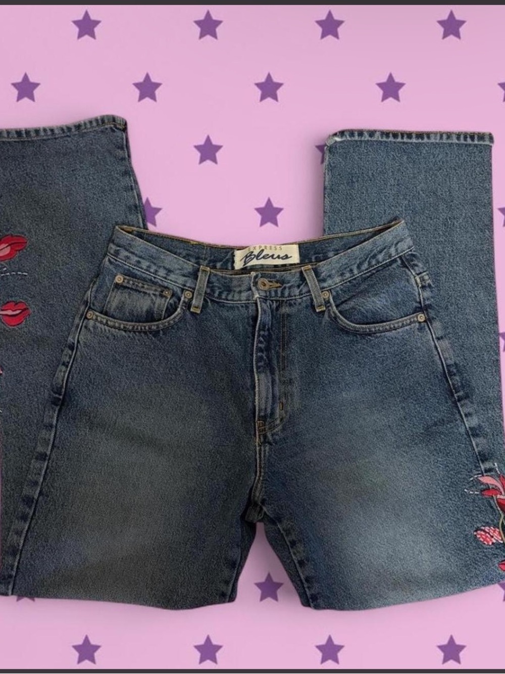 Express Jeans with Embroidered Details